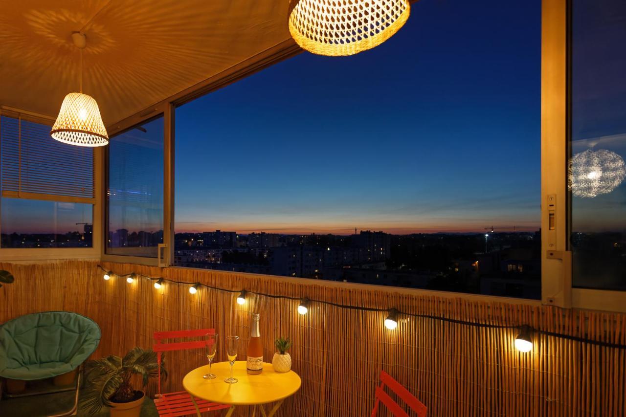 Smile Home-Nid Panoramique Vue Wow ! Spadeco - Loungezen - Terrasse Ensoleillee - Arrivee Autonome - Netflix - Emplacement Ideal - Lumineux - Renove A Neuf - Wifi Fibre - مونبيلييه المظهر الخارجي الصورة