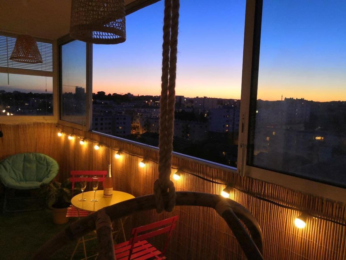 Smile Home-Nid Panoramique Vue Wow ! Spadeco - Loungezen - Terrasse Ensoleillee - Arrivee Autonome - Netflix - Emplacement Ideal - Lumineux - Renove A Neuf - Wifi Fibre - مونبيلييه المظهر الخارجي الصورة